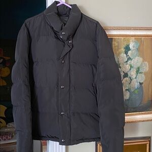 Saks Fifth Avenue Duck Filled Down Winter Coat Mens Jacket Size XL